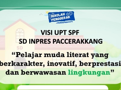 Visi UPT SPF SD Inpres Paccerakkang
